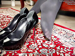 A Useless Pantyhose Fetishist Turned into a Pantyhose Trash Bin POV SPH - Mistress Julia