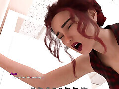 RED HEAD FUCKED HARD IN BATHROOM - KNOCKOUT deep pussy playing - PART - 7