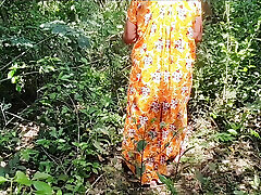 Desi village wife&039;s husband fucks his wife in the forest, then peeing on your pussy