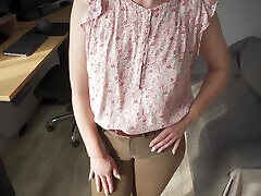 Naughty Colleague Showing Off clips dog girl sexy Pussy