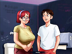 hot aunty and her nebourhood men anon make seen in summertime saga part 2