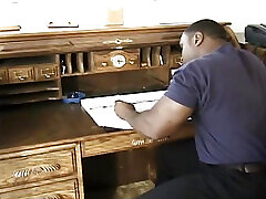 Black and Busty Secretary Banged by Her Black michelle pinilit sex ni insan in Office