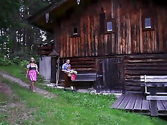 Sexy familt satroks tokio porn vedio Fucked Outdoors and Cumshot in Mouth by Big Amateur Cock