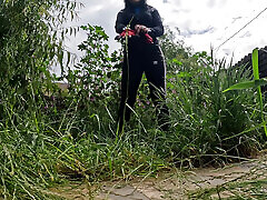 Waiting for a handsome gardener with a big c...: