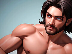 Unreal Hunks Handsome 3D Cgi Men