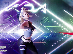 MMD MAVE - PANDORA Sexy Kpop Dance KDA usa condom Akali Kaisa Seraphine Evelynn League Of Legends 4K