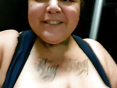 Showing off After Workout in the Gym Bathroom