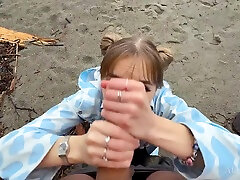 Pov: Ava Archer Sucks Your Cock Outdoors On A turk lisezzi porn Beach - Facial Cumshot 4k