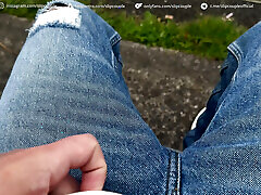 Started on a Bench, Ended at the Pier - No Regrets - Super risky public sloppy Handjob