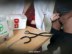 Doctor checking desi no mom xxx in clinic