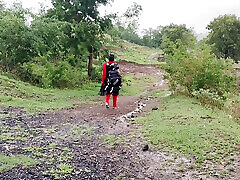 Village girl returning home from college, stops a boy&039;s bike and it starts raining - village college girl movies in hindi xxx.