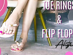 Lady Angela Toe Rings and Flip Flops - Silent Admiration