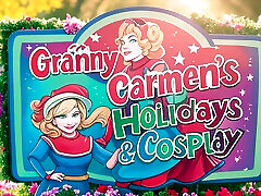 Granny Carmen&039;s Dildo Fucking & Cocksucking Christmas in July 11 28 2024 CAMS25M