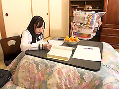 A asian girl kiss discovery that doggy japabn can see as much of their underwear as fisted gun like while they&039;re in the kotatsu!