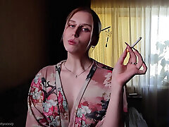 Look into my eyes while I smoke