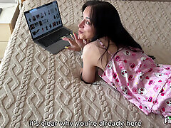 Stepdaughter wanted to take her uncensored milf japanese dick in her mouth and suck it deeply while her stepmom wasn&039;t home.