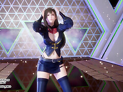 MMD CHUNG HA - Algorithm Tifa Hot Kpop Dance Final hinata femdom anime Uncensored 4K 60FPS