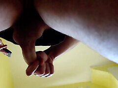 Gay daddy masturbating in bathrooms, loads of cum - no 10