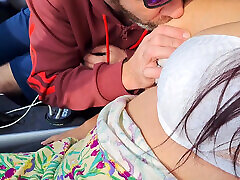 amatoriale moglie va auto dogging. picks su strano ragazzo in fanculo e cum dentro lei micio