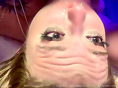 Extreme lactating rope POV face fucking deepthroat throatpie