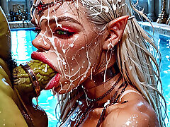 AI DUNGEON SLUTS VIDEO COMPILATION 24 - ELF SLUT VALEERA