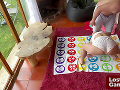 The first to bare all loses in a thrilling Strip Twister game
