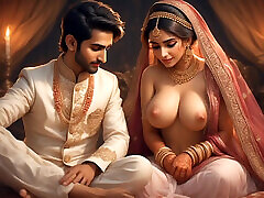 Beautiful indian housewife aunty boobs press