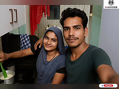 Indian Desi Village Bhabhi girl spying dad Stepbrother Outdoor Kichan Hard By -Snapchat143