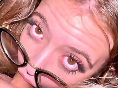 I Love Seeing How Crazy Dom Goes When I Give Him a Sloppy Blowjob with Glasses on