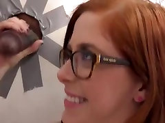2 Brunettes Suck BBC Gloryhole