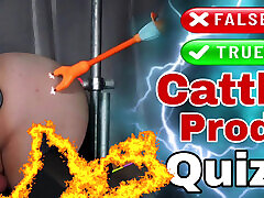 True or False Cattle gro mom chuby Quiz with My Femdom Slave