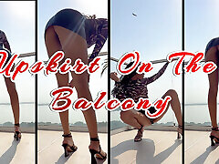 Tease on the Balcony