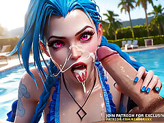 3D Animation : League of Legends - wrong sperm Titjob Cum On Face Uncensored Hentai