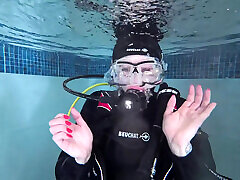 Bubble Tease: Underwater more fun with nuns in Full Scuba Gear
