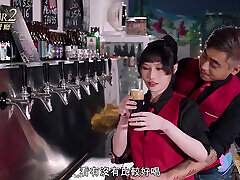 Busty Bartender sarap mag dildo ni nene Ye Ye Fucks Her Perverted Boss