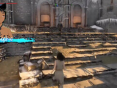 Skyrim B and L mod - Going on a quest and helping the poor and meeting the courier
