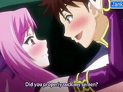 Beautiful hentai succuba screams in thai natt asian while being double penetrated balls deep by his friends