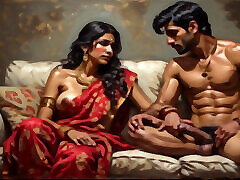 Rich indian married aunty fucking with her assistant in paulina kowalska while husband is out for work