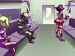 Between Shadows and Strangers on the Last Bus - Cartoon Sex