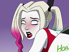 DC Harley Quinn and Poison Ivy Rimjob