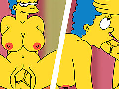 Homer Fucks March Simpson Uncensored Cartoon Porn Parody