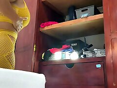 I put kinky camera in my stepmom&039;s room