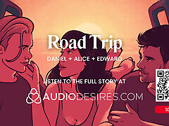 ASMR Audio Porn: MMF crissy kay small Threesome Fuck in a Car - DP, Anal & Public Sex - Erotic Audio Story
