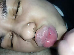 caldo yummy creampie esecuzione giù lei slut faccia