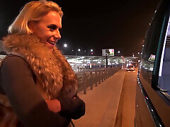 Big titty Milf airport pick up and fuck