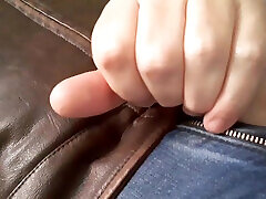 Edge and Cum on New Brown indian romanctic sex Jacket