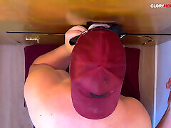 Bisexual Guy at the Gloryhole - the Loudest Orgasm Ever