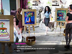 My lactamanja milk teacher shows me her huge tits and her huge ass and I touch them - Jazziuu