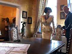 Bound Beauty Submits to Intense with very happy endings Table Play