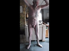 Displayed Slave before and after flogging